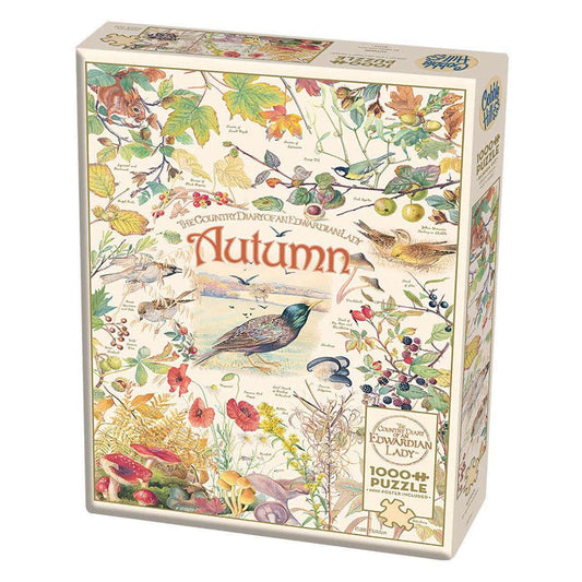 Autumn Country Diary 1000 Piece Jigsaw Puzzle Cobble Hill CLOUDANIMESTUDIO