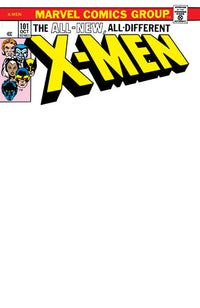 X-Men #101 Facsimile Edition Unknown Comics Exclusive Blank Var (07/12/2023) CLOUDANIMESTUDIO