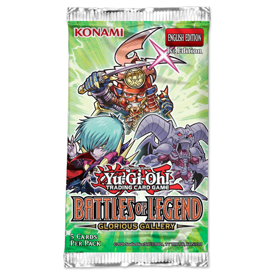 Yu-Gi-Oh! TCG Battles of Legend: Glorious Gallery Booster Pack (1st Edition)