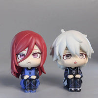 BLUE LOCK Cute Mini Figurines, Isagi Yoichi Chigiri Hyoma Nagi Seishiro Action Figures, Kawaii PVC Toys for Collector 10cm - CloudAnimeStudio