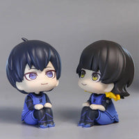 BLUE LOCK Cute Mini Figurines, Isagi Yoichi Chigiri Hyoma Nagi Seishiro Action Figures, Kawaii PVC Toys for Collector 10cm - CloudAnimeStudio