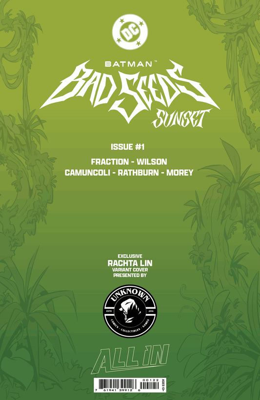 [FOIL] BATMAN BAD SEEDS SUNSET #1 RACHTA LIN EXCLUSIVE VIRGIN VAR (08/26/2026) CLOUDANIMESTUDIO