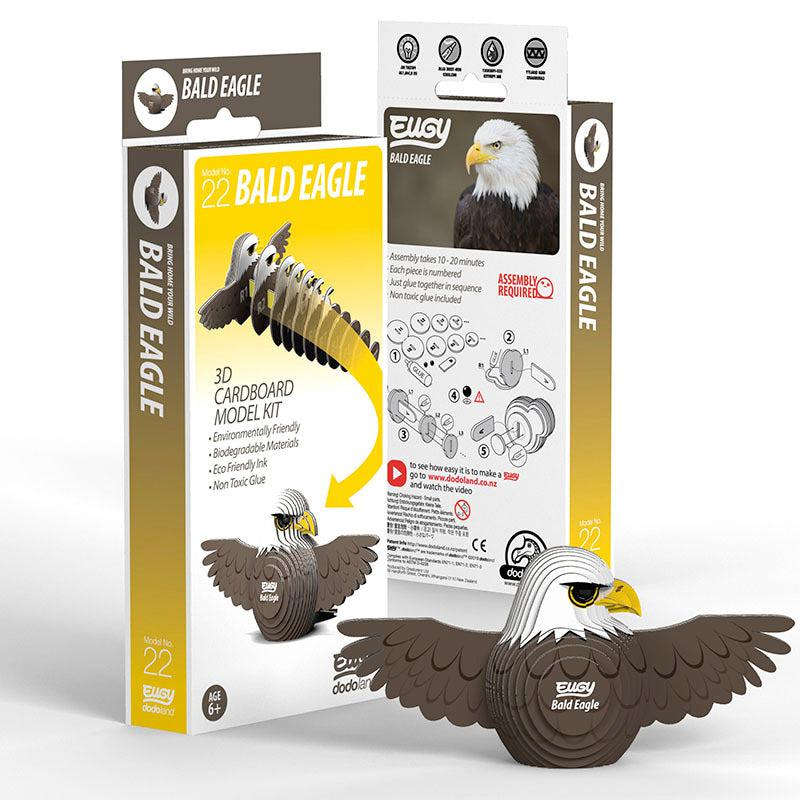 Bald Eagle 3D Cardboard Model Kit Eugy CLOUDANIMESTUDIO