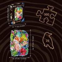 Beautiful Birds 300 Piece Wood Jigsaw Puzzle Ravensburger