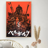 Berserk Posters, Anime Poster DIY Vintage Movie Poster Wall Art - CloudAnimeStudio
