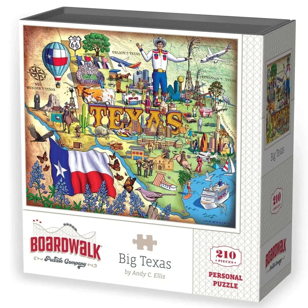 Big Texas 210 Piece Jigsaw Puzzle Boardwalk CLOUDANIMESTUDIO