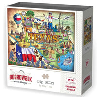 Big Texas 210 Piece Jigsaw Puzzle Boardwalk CLOUDANIMESTUDIO