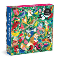 Birding Around 500 Piece Jigsaw Puzzle Mudpuppy CLOUDANIMESTUDIO