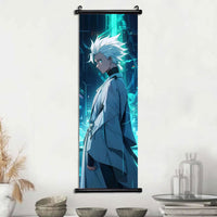 Bleach Anime Scroll Wall Art Poster, Decorative Print Ichigo Kurosaki, Hitsugaya Toshiro, and Grimmjow Jaegerjaquez Canvas Home Decor - CloudAnimeStudio