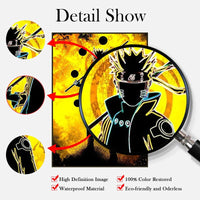 Bleach Canvas Scroll Posters, Wall Art Anime Artwork Painting Anime Hanging Poster - CloudAnimeStudio