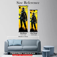 Bleach Canvas Scroll Posters, Wall Art Anime Artwork Painting Anime Hanging Poster - CloudAnimeStudio