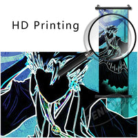 Bleach Canvas Scroll Posters, Wall Art Anime Artwork Painting Anime Hanging Poster - CloudAnimeStudio
