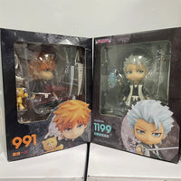 Bleach Kawaii Cute Mini Anime Figurines, Hitsugaya Toushirou, Ichigo Kurosaki, Chibi Figures 10cm - CloudAnimeStudio