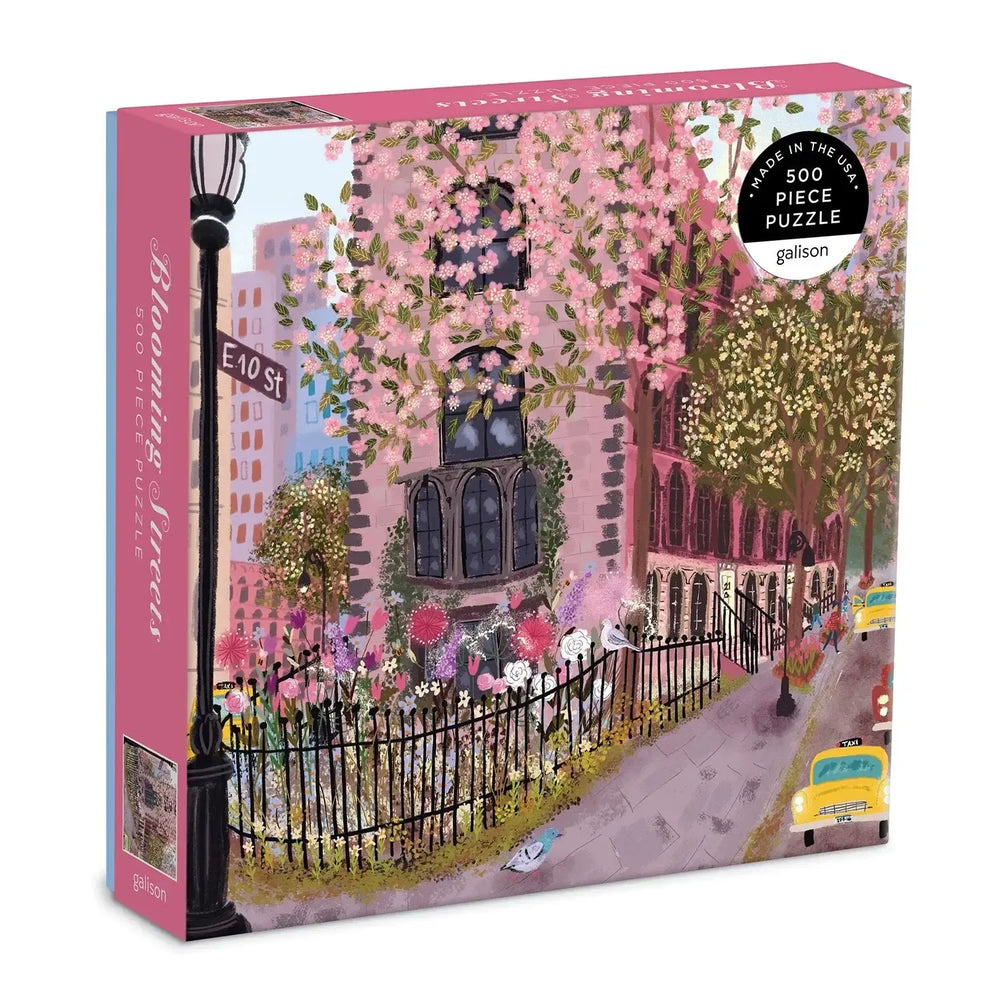 Blooming Streets 500 Piece Jigsaw Puzzle Galison
