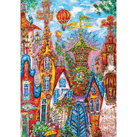 Blue Gate Charming Village 500 Piece Jigsaw Puzzle Heye CLOUDANIMESTUDIO
