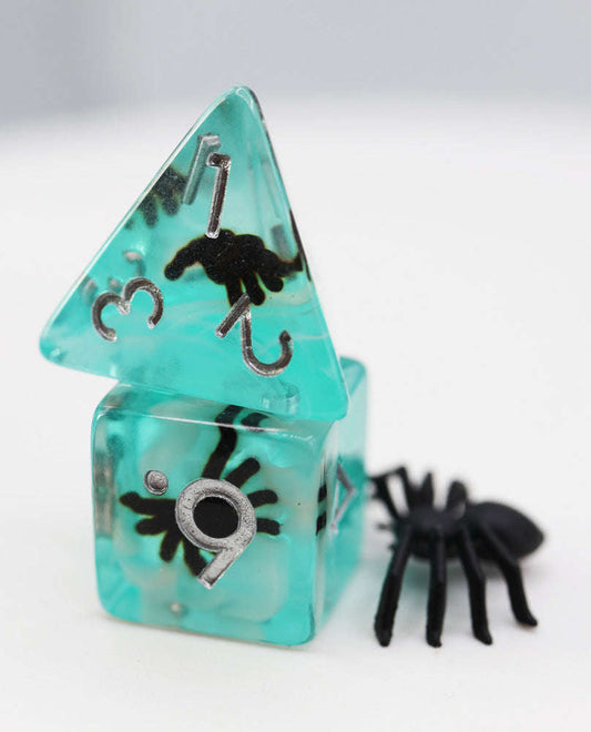 Blue Tarantula RPG Dice Set CLOUDANIMESTUDIO
