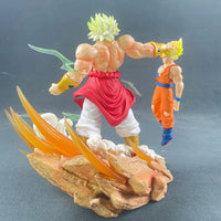 Broly Vs Son Goku Figure, Dragon Ball Z Legedary Super Saiyan Figurine Anime 8in - CloudAnimeStudio