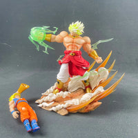 Broly Vs Son Goku Figure, Dragon Ball Z Legedary Super Saiyan Figurine Anime 8in - CloudAnimeStudio