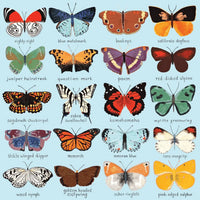 Butterflies of North America 500 Piece Jigsaw Puzzle Mudpuppy
