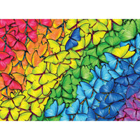Butterfly Rainbow 1000 Piece Jigsaw Puzzle in Tin Eurographics CLOUDANIMESTUDIO
