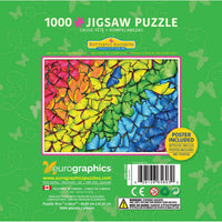 Butterfly Rainbow 1000 Piece Jigsaw Puzzle in Tin Eurographics CLOUDANIMESTUDIO