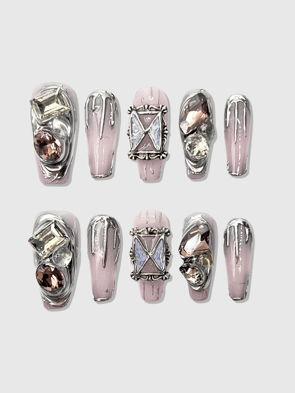 Butterfly Trap press on nails CLOUDANIMESTUDIO