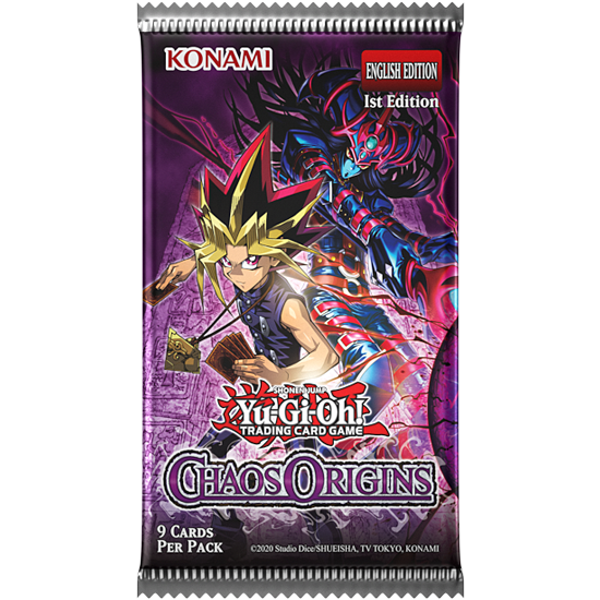 Yu-Gi-Oh! TCG Chaos Origins Booster Pack (1st Edition) CLOUDANIMESTUDIO
