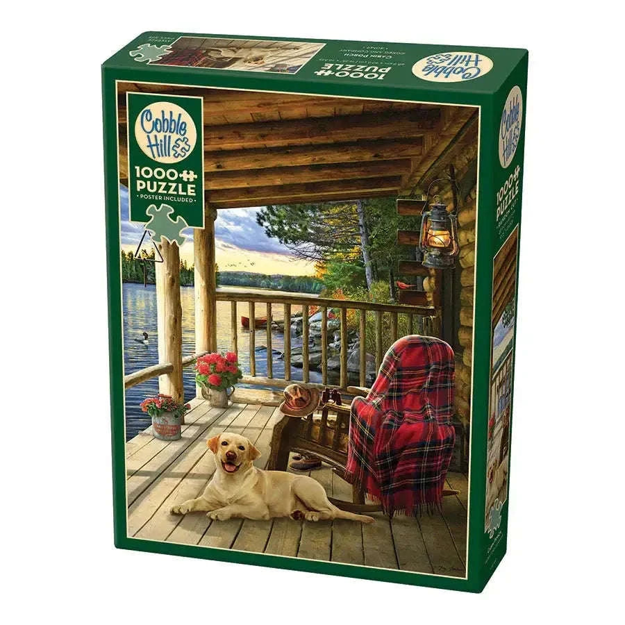 Cabin Porch 1000 Piece Jigsaw Puzzle Cobble Hill CLOUDANIMESTUDIO
