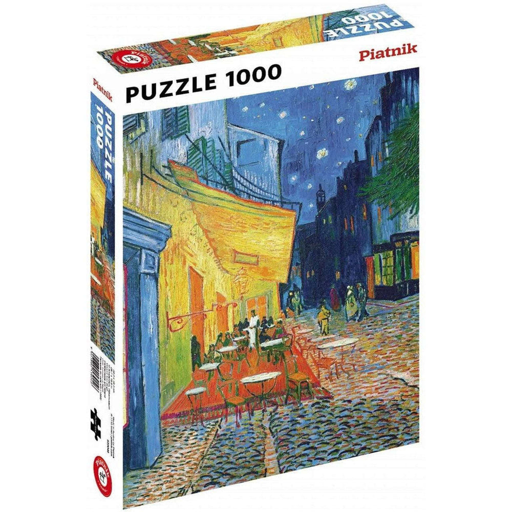 Cafe Terrace at Night 1000 Piece Jigsaw Puzzle Piatnik CLOUDANIMESTUDIO