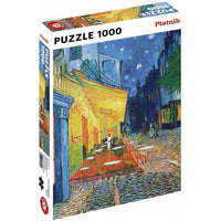 Cafe Terrace at Night 1000 Piece Jigsaw Puzzle Piatnik CLOUDANIMESTUDIO