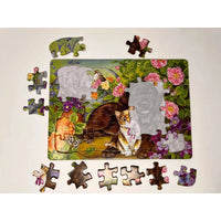 Calico & Chocolate 35 Piece Tray Jigsaw Puzzle Cobble Hill
