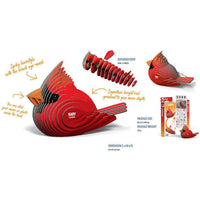 Cardinal 3D Cardboard Model Kit Eugy CLOUDANIMESTUDIO