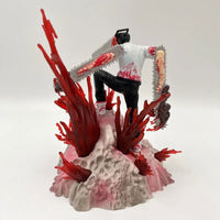 Chainsaw Man Denji Pochita Fit Standing Position Fighting Model Toy Anime Figure - CloudAnimeStudio