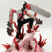 Chainsaw Man Denji Pochita Fit Standing Position Fighting Model Toy Anime Figure - CloudAnimeStudio