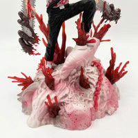 Chainsaw Man Denji Pochita Fit Standing Position Fighting Model Toy Anime Figure - CloudAnimeStudio