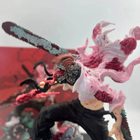 Chainsaw Man Denji Vs. The Bat Devil Anime Figurine, Chainsaw Man Figurines 16 cm - CloudAnimeStudio
