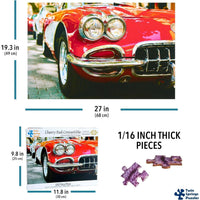 Cherry Red Convertible 1000 Piece Jigsaw Puzzle Twin Spring CLOUDANIMESTUDIO