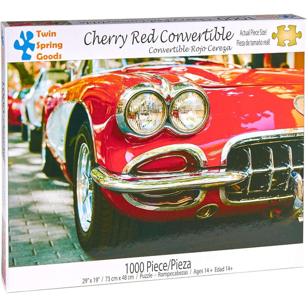 Cherry Red Convertible 1000 Piece Jigsaw Puzzle Twin Spring CLOUDANIMESTUDIO