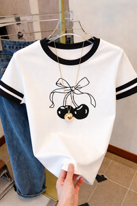 Cute Cherry Bow T-Shirt
