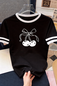 Cute Cherry Bow T-Shirt