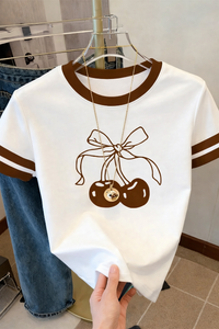 Cute Cherry Bow T-Shirt