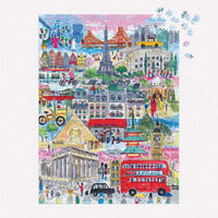 Cities Around the World 1000 Piece Jigsaw Puzzle Galison CLOUDANIMESTUDIO