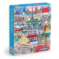 Cities Around the World 1000 Piece Jigsaw Puzzle Galison CLOUDANIMESTUDIO