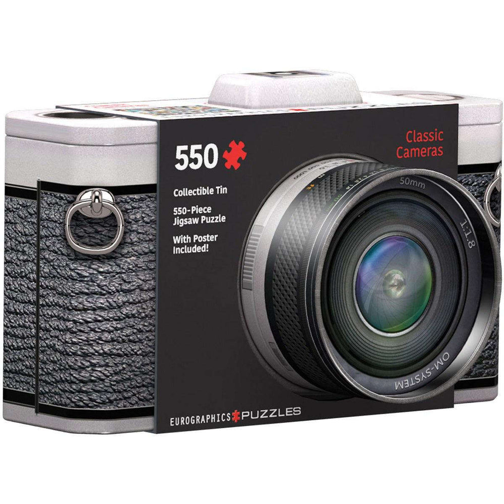 Classic Camera 550 Piece Jigsaw Puzzle in Tin Eurographics CLOUDANIMESTUDIO