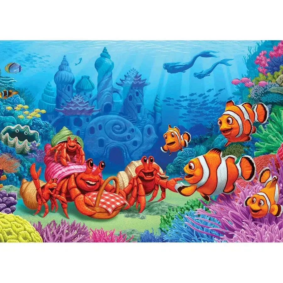 Clownfish Gathering 35 Piece Tray Jigsaw Puzzle Cobble Hill CLOUDANIMESTUDIO