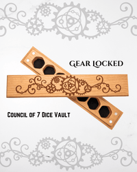 Gear Locked | Engraved Council of 7 Dice Vault CLOUDANIMESTUDIO