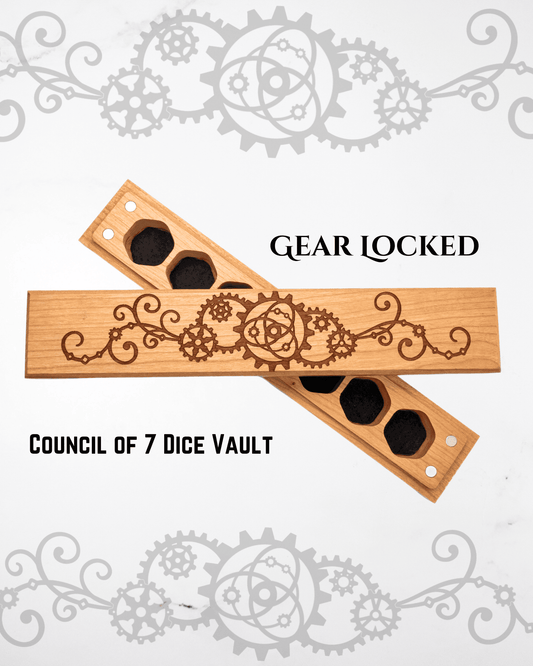 Gear Locked | Engraved Council of 7 Dice Vault CLOUDANIMESTUDIO
