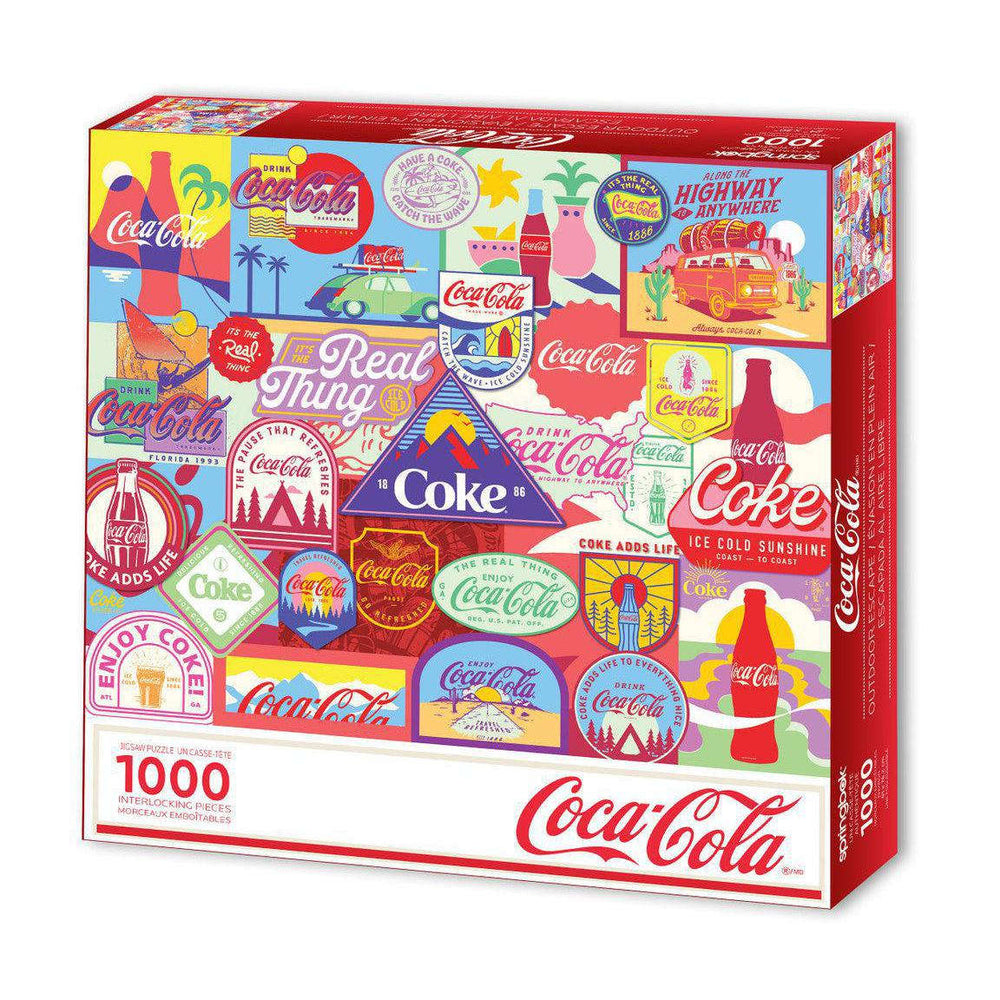 Coca-Cola Outdoor Escape 1000 Piece Jigsaw Puzzle Springbok CLOUDANIMESTUDIO