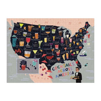 Cocktails Across America 1000 Piece Jigsaw Puzzle Galison CLOUDANIMESTUDIO