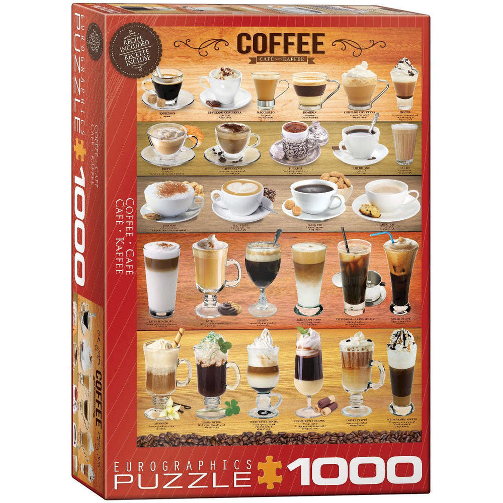 Coffee 1000 Piece Jigsaw Puzzle Eurographics CLOUDANIMESTUDIO